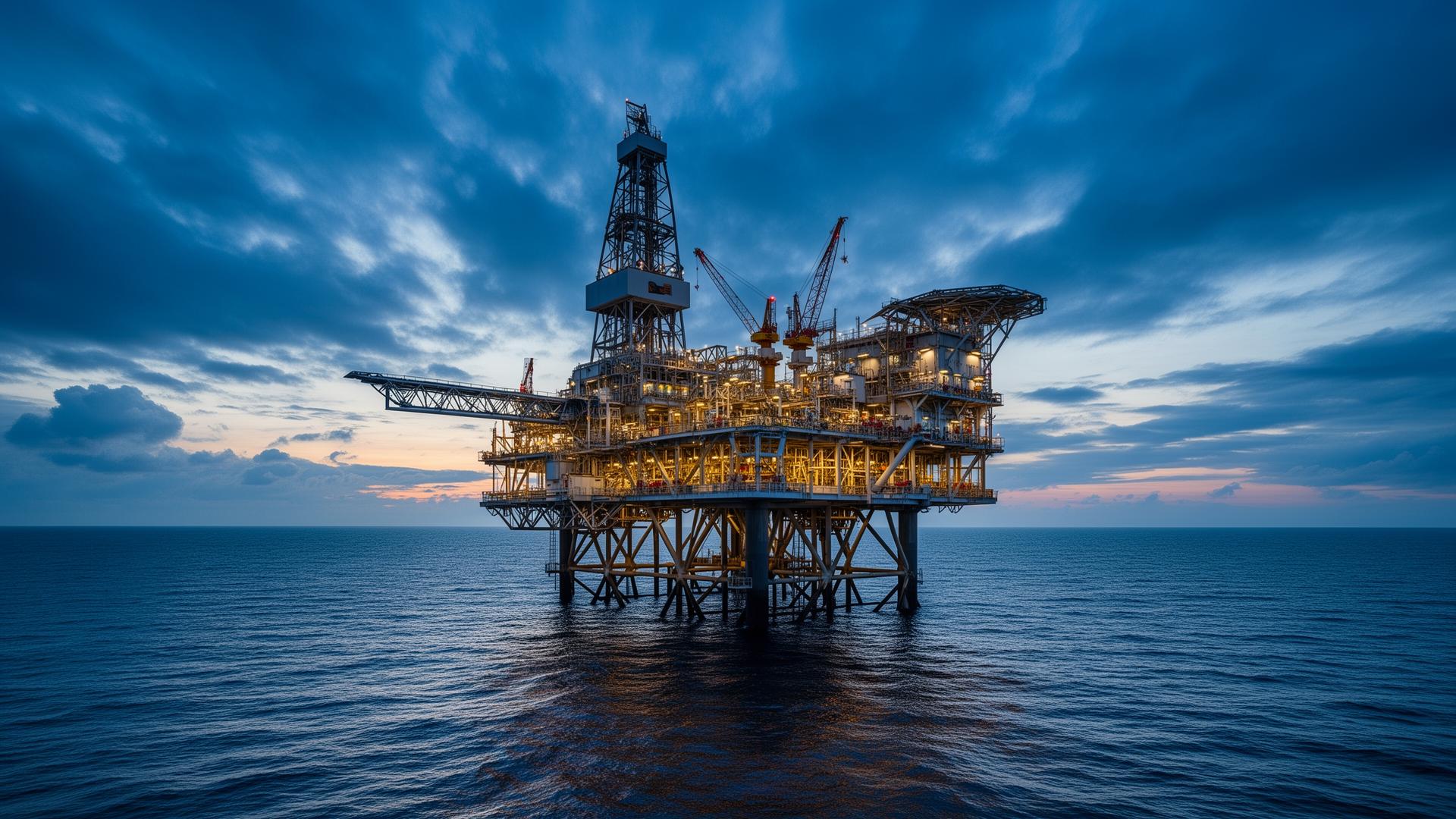 Plateforme pétrolière offshore